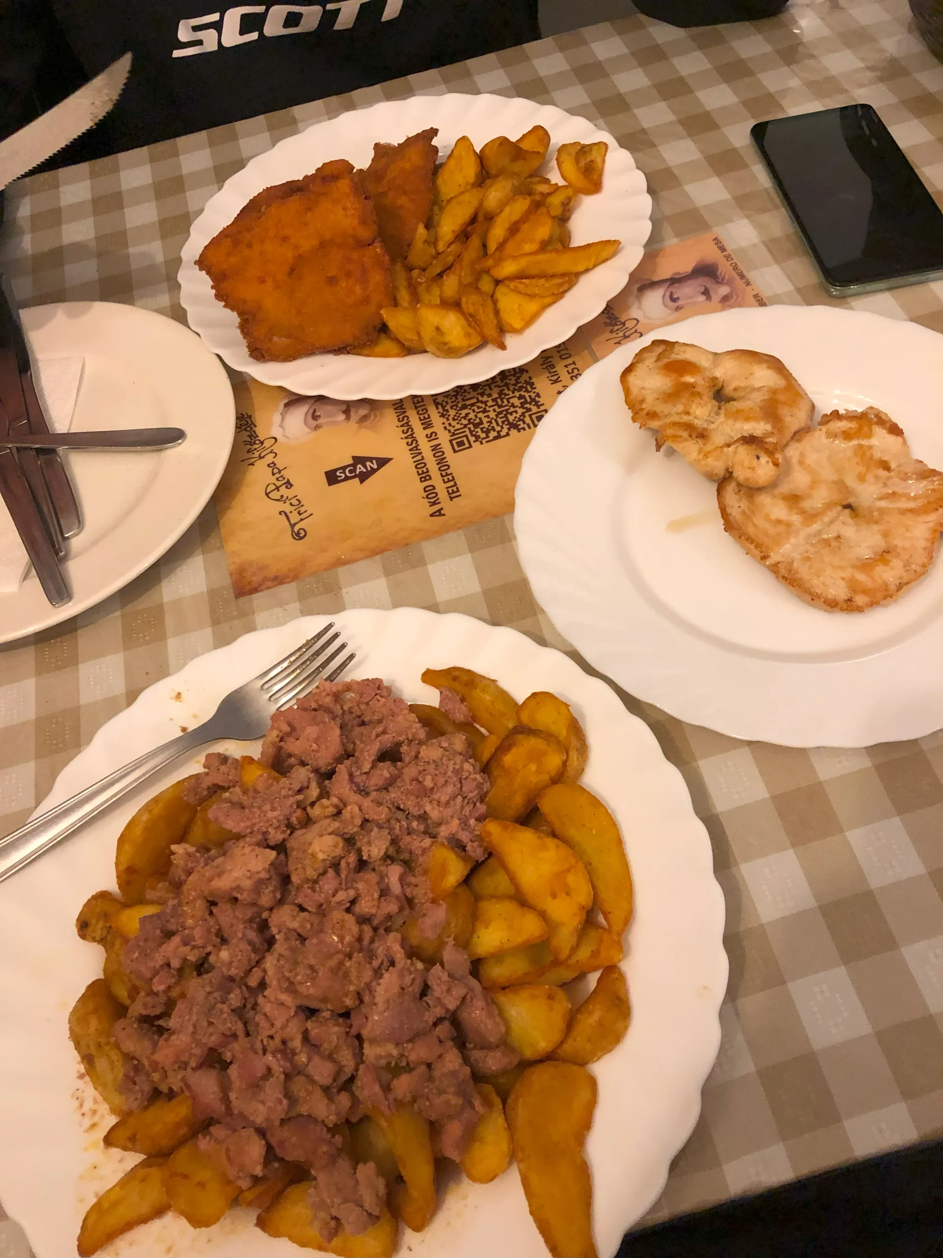 Σνίτσελ και φαγητό στη Βουδαπέστη, Ουγγαρία